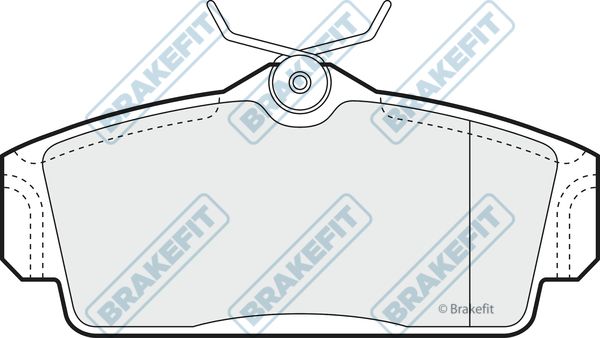 APEC BRAKING Комплект тормозных колодок, дисковый тормоз PD3042